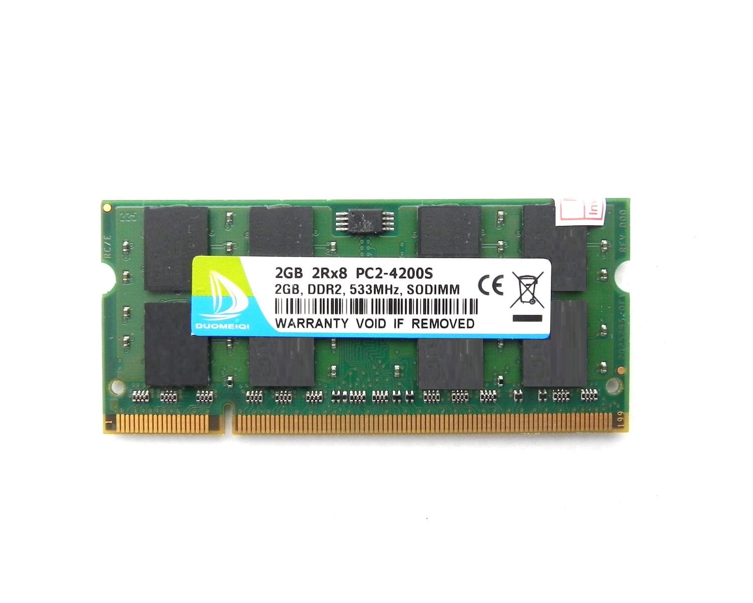 Module Mémoire DDR2 2Go 533MHz Pour PC Fixe - Compatible Intel/AMD, 240 Broches