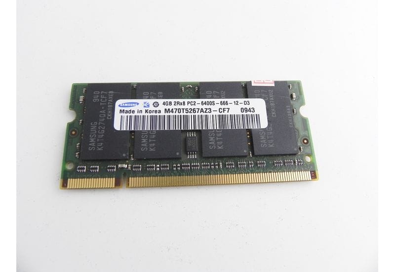 Оперативная память 4 ГБ 1 шт. Samsung DDR2 800 SO-DIMM 4Gb