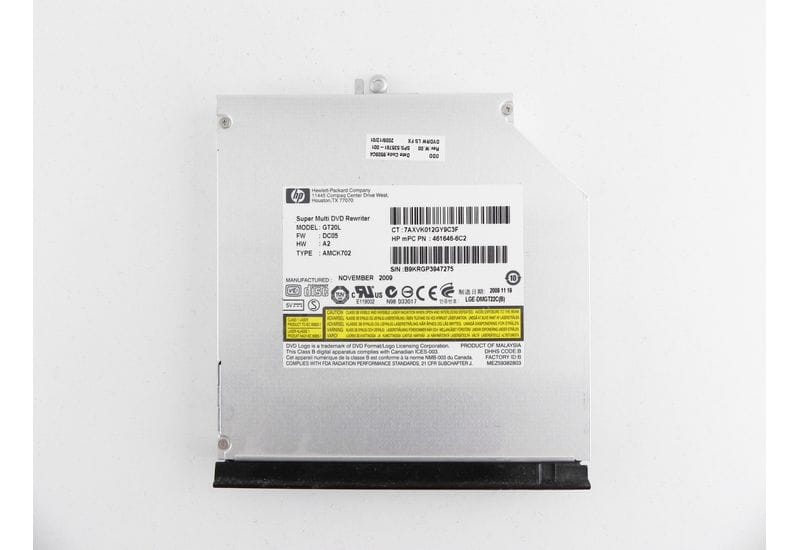 HP Probook 4710s 17.3" DVD привод с панелькой GT20L