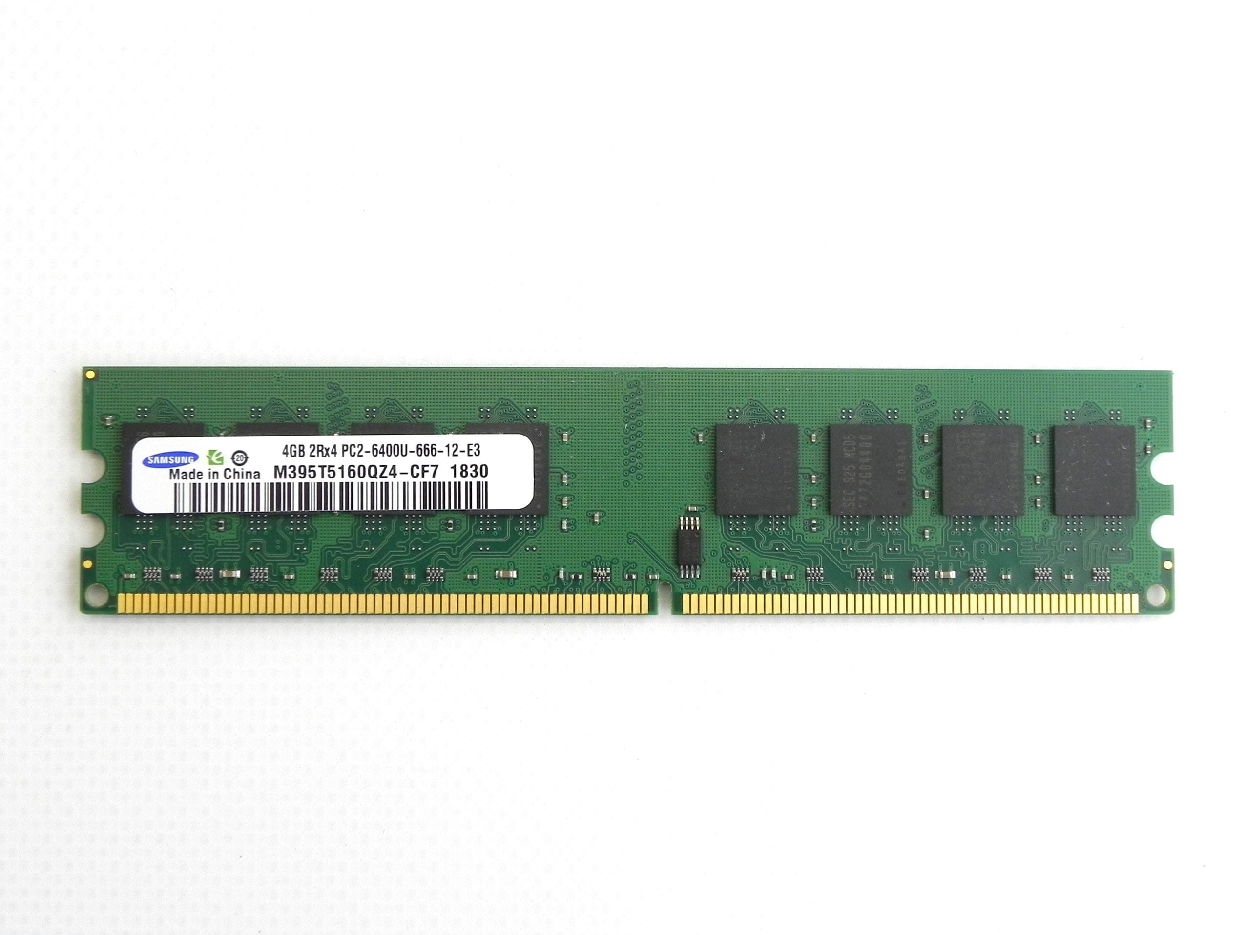 4gb 2rx4 Pc2 6400u 666 12 E3 Купить Модуль памяти Samsung DDR2 4GB 2Rx4 PC2-6400U-666-12-E3 (для AMD