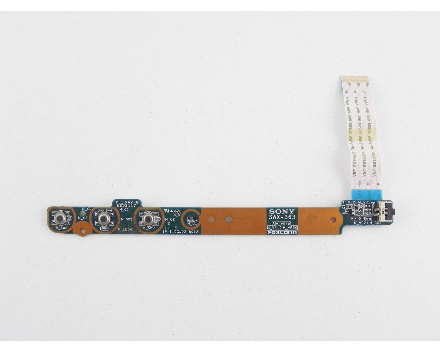 Sony VAIO PCG-81311V VPCF2 16" плата кнопок включения и медиа с кабелем 1P-110СО02-8012