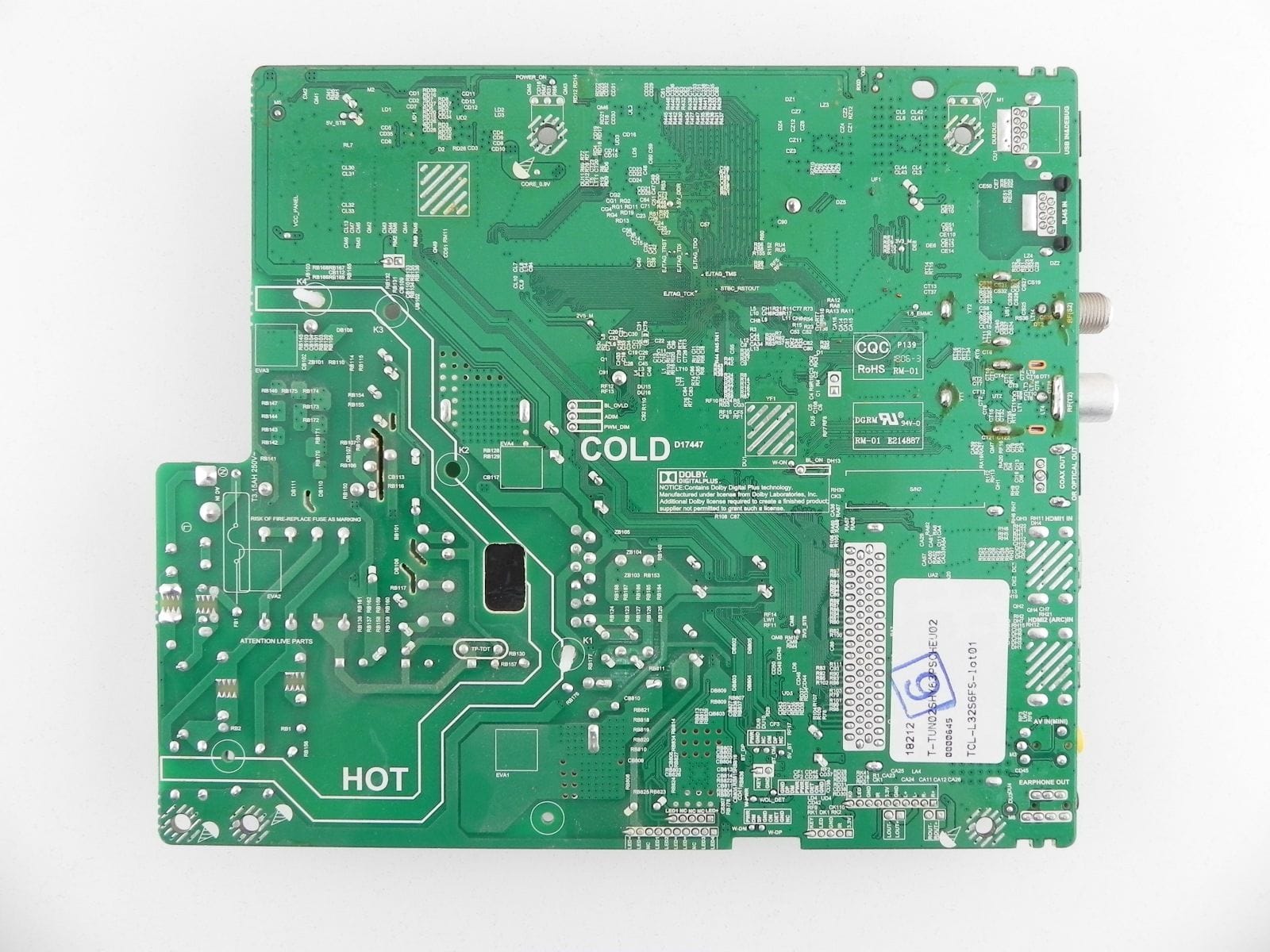 Купить TCL L32S6FS 32" TV Main Board материнская плата телевизора TPD ...