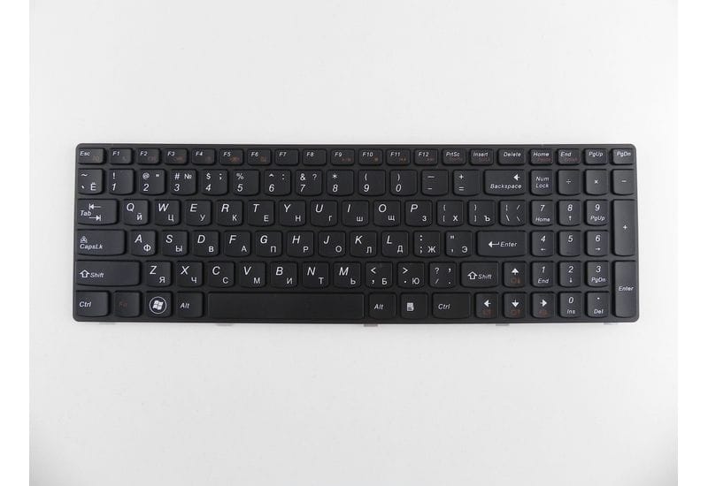 Lenovo Z570 B570 V570 V580 Z575 новая черная с рамкой клавиатура RU 25-013347