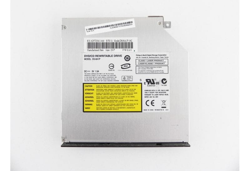 Acer Extensa 5220 15.4" IDE DVD привод с панелькой DS-8A1P