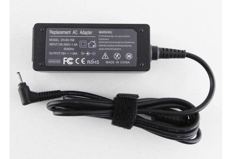 Зарядное устройство для Asus 30W 2.5*0.7 с кабелем питания ZH-65-158
