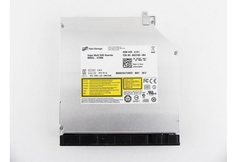 Dell Inspiron N5050 15.6" SATA DVD привод с панелькой 0C0XPY GT50N