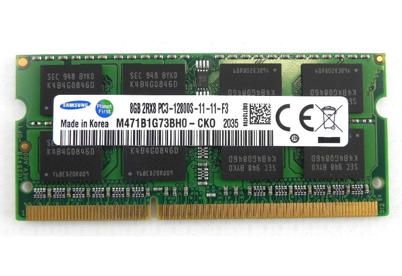 Оперативная память Samsung 8 ГБ DDR3 1600 МГц SODIMM CL11 M471B1G73BH0-CK0