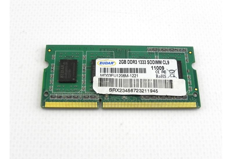 Оперативная память EUDAR DDR3 2GB SO-DIMM MD03EU1206M-1221 Б/У