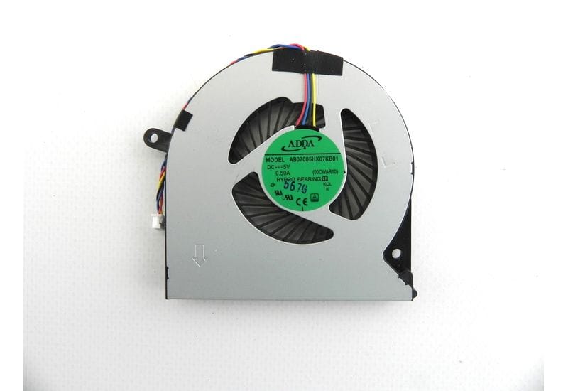 Вентилятор (кулер) охлаждения процессора для Toshiba C75-D C75D 4 pin AB07005HX07KB01