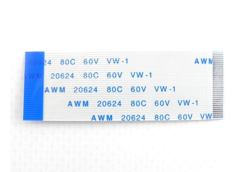 Шлейф плоский AWM 20624 80C 60V vw-1 34 пин, шаг 0.5 мм, длина 50мм, Обратный