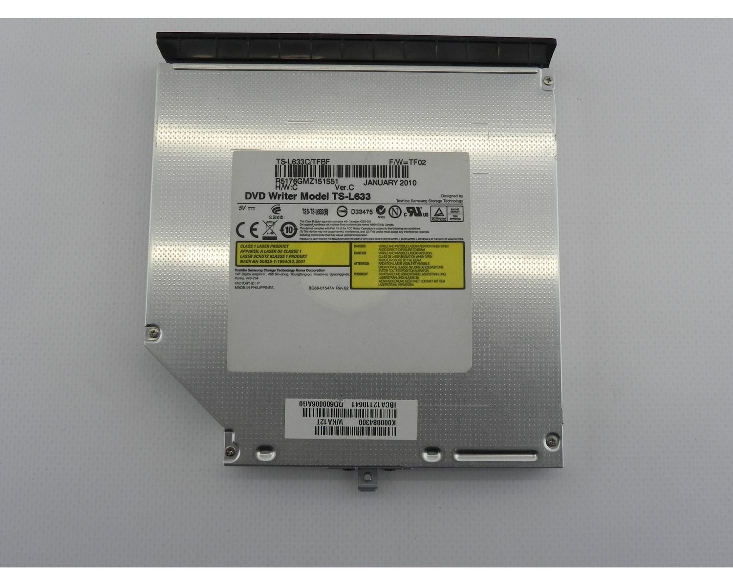Toshiba SATELLITE L550-12D DVD привод с панелькой TS-L633