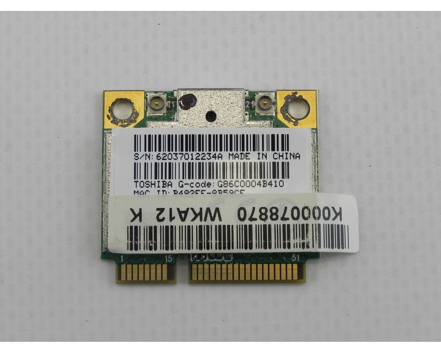 Toshiba SATELLITE L550-12D Wireless WiFi плата K000078870