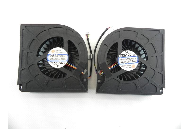 Вентилятор (кулер) охлаждения процессора для MSI GT73 CPU+GPU (комплект)