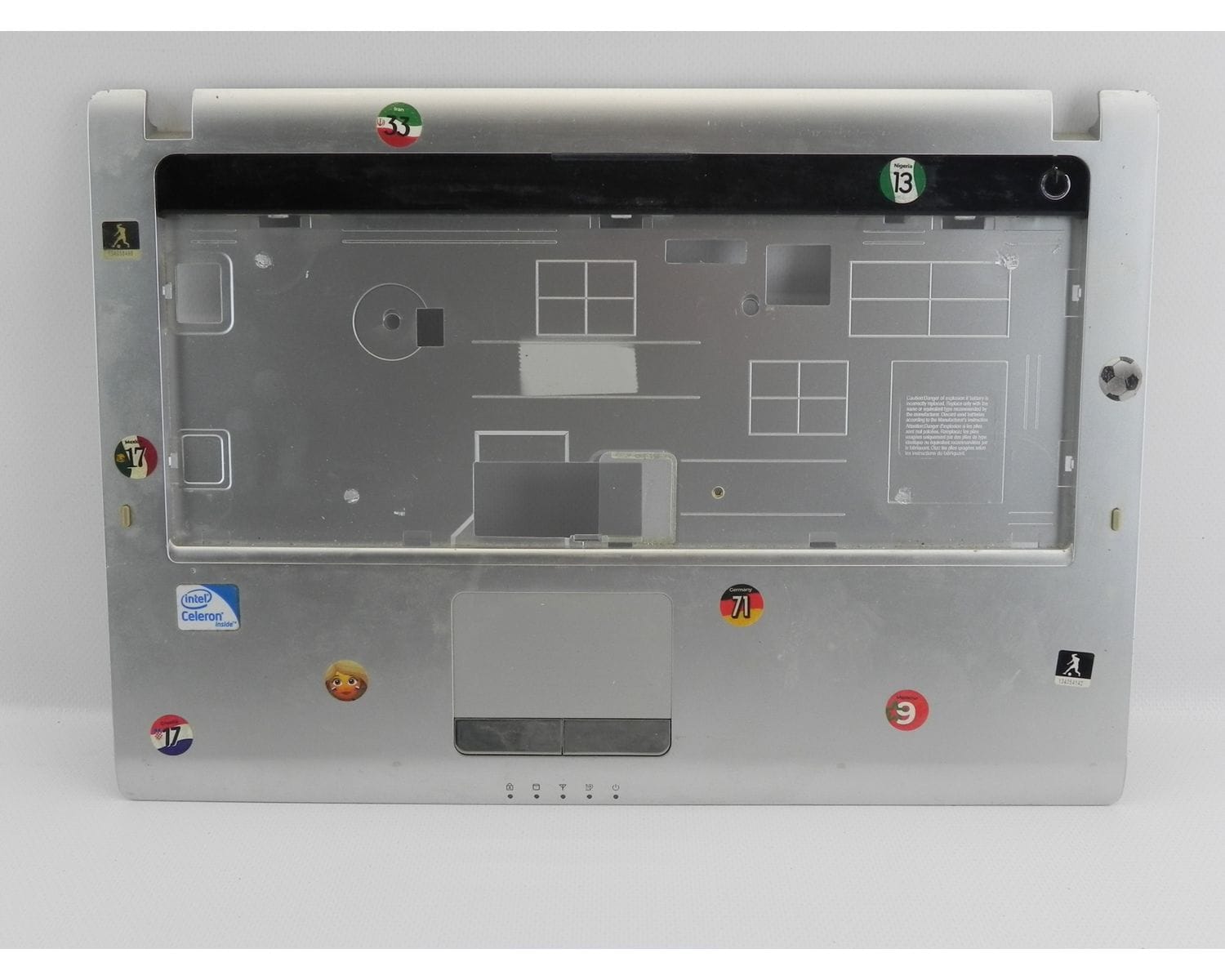Samsung RV408 14" Крышка Палмрест, Тачпад без клавиатуры BA75-02422C