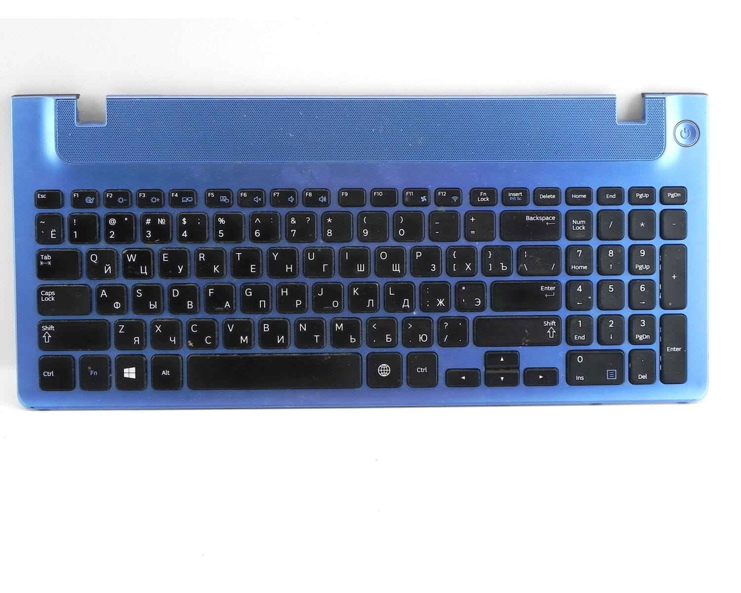 Samsung 350V 355V NP350V5C NP355V5C палмрест синяя крышка тачпада и клавиатура RU