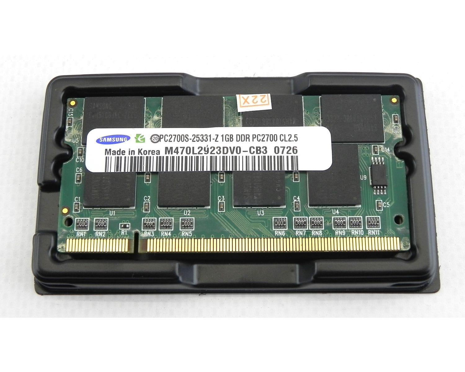 Hynix 256MB DDR PC2700 SODIMM Memory - 200-Pin Laptop RAM Upgrade