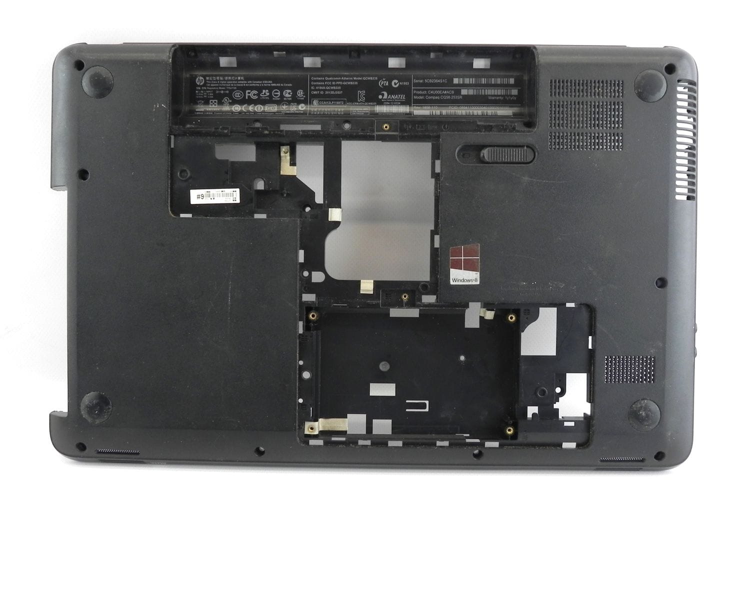HP Compaq CQ58 15.4" нижняя часть корпуса 708523-001
