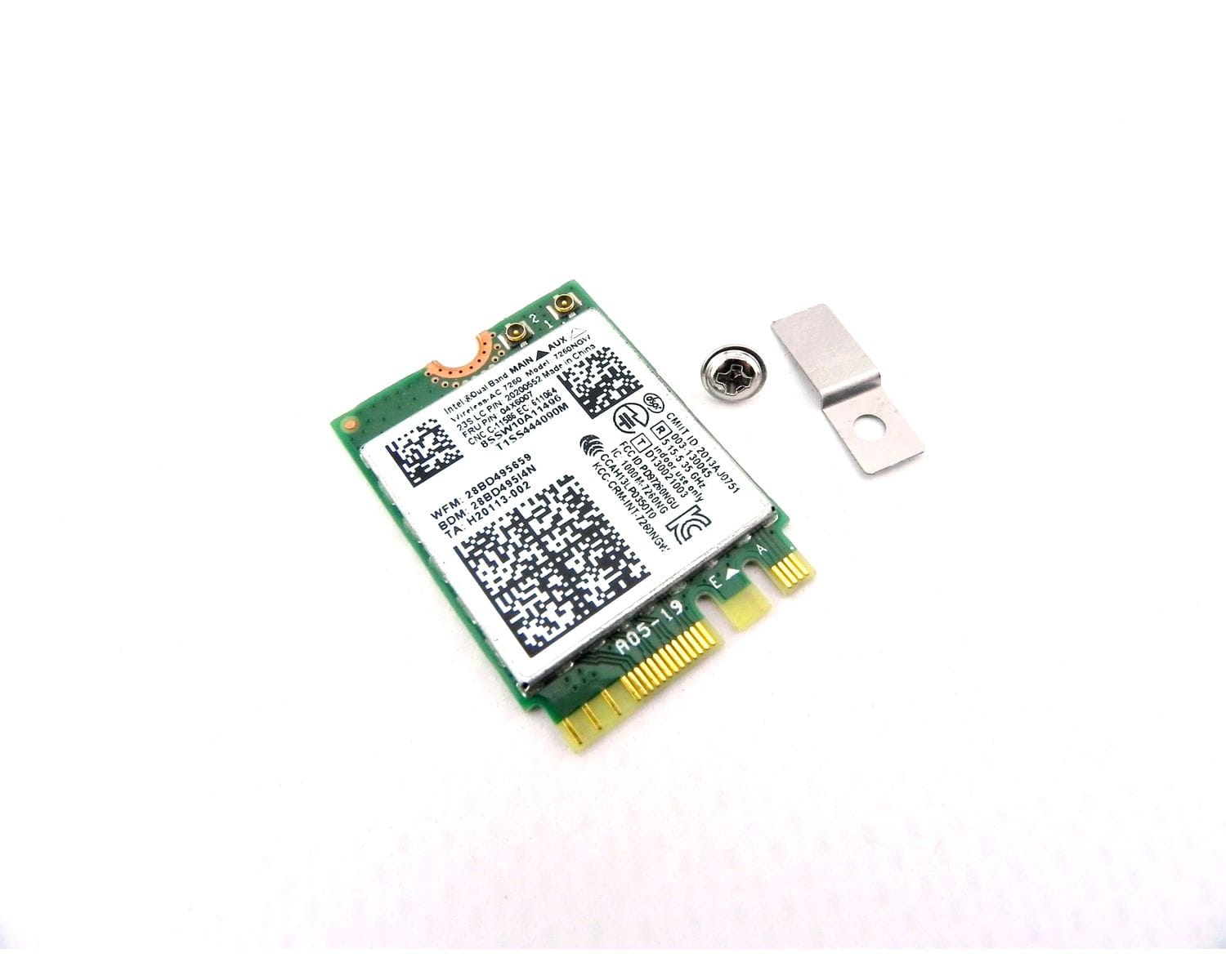 Wi-Fi адаптер Intel Dual Band Wireless-AC 7260 для ноутбука