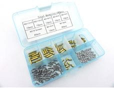 Набор креплений для материнских плат (латунные винты-стойки/проставки, винты, гайки), M2