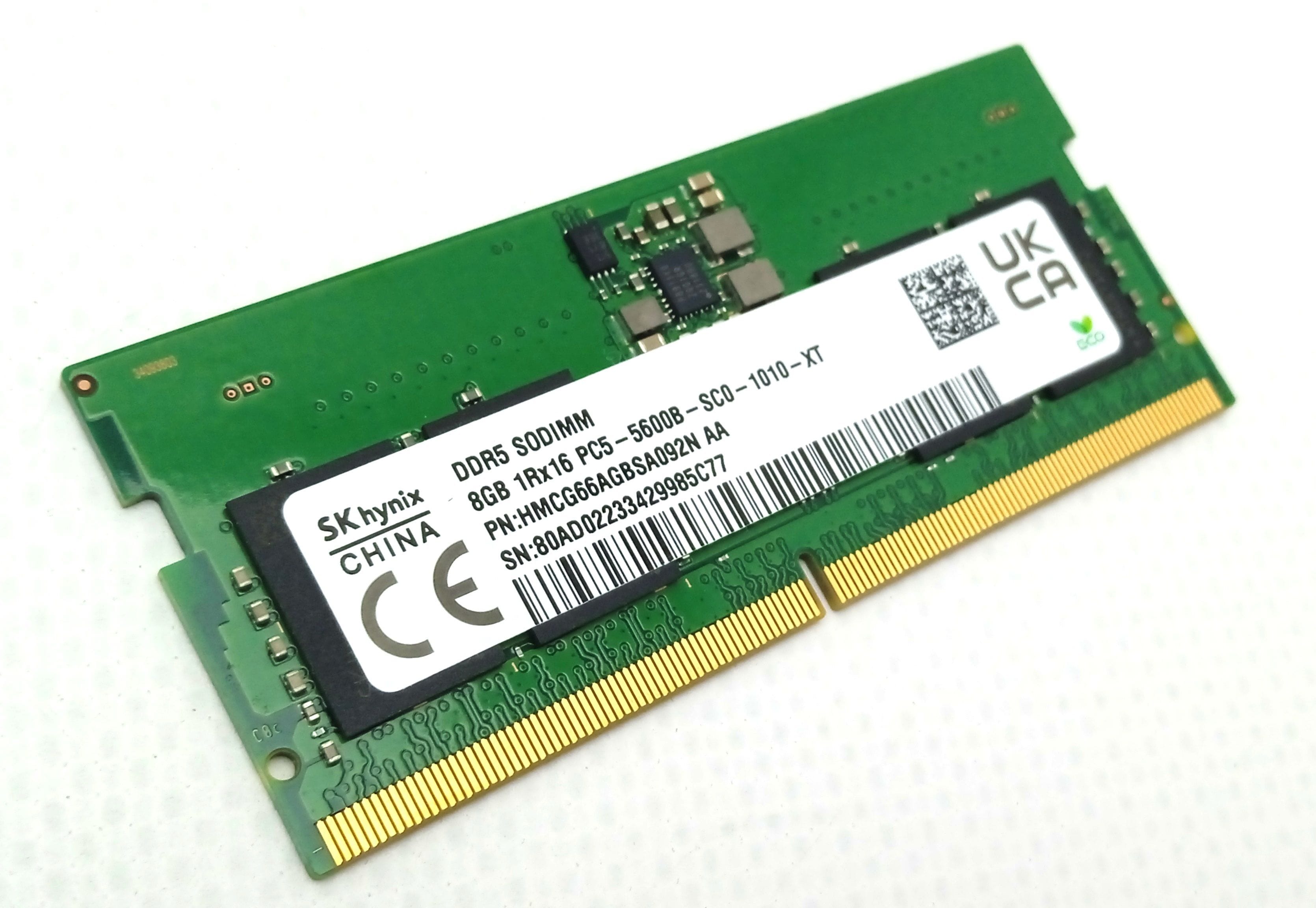 SK Hynix 8 Go DDR5 SO-DIMM 5600MHz PC5-5600B - Mémoire Pour PC Portable - Neuf