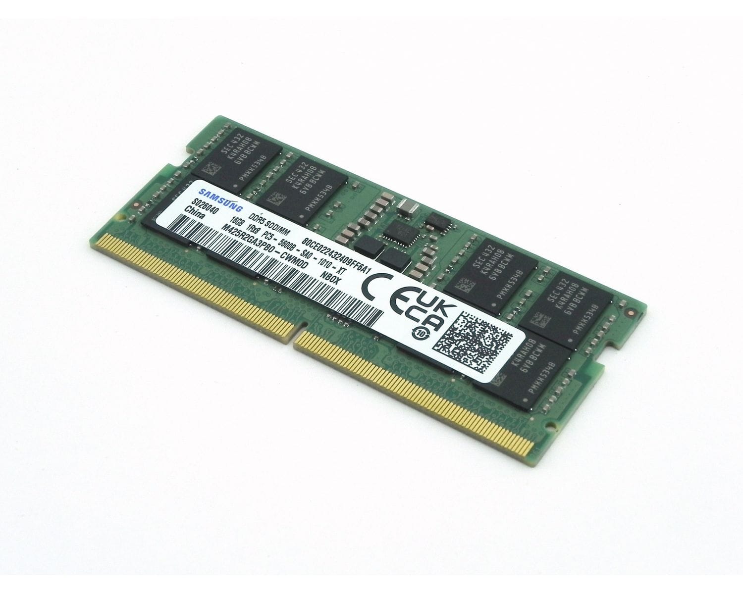 Купить Оперативная память Samsung DDR5 16Gb 1Rx8 PC5-5600B SO-DIMM