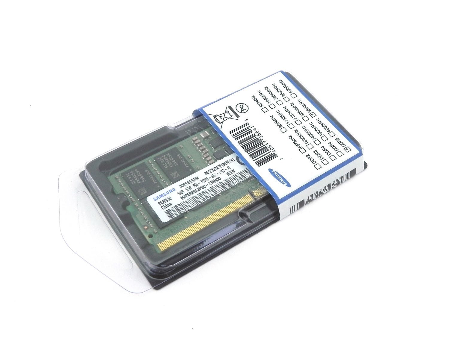 Купить Оперативная память Samsung DDR5 16Gb 1Rx8 PC5-5600B SO-DIMM