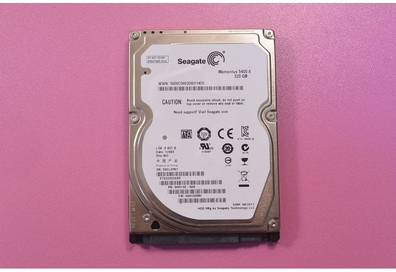 Seagate ST9320325AS 320GB 2.5" SATA жесткий диск HDD На Запчасти, Не рабочий 9HH13E-500
