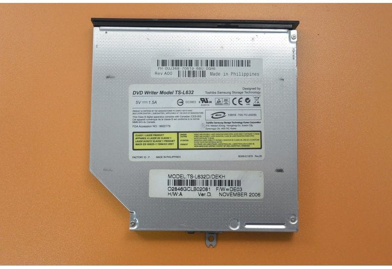 Dell Inspiron 1501 PP23LA DVD-R/RW привод с панелькой TS-L632 PH-0UJ368