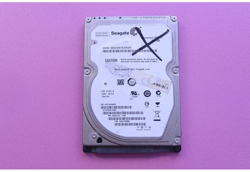 Seagate HDD жесткий диск 2.5" SATA 320GB На Запчасти, Не рабочий