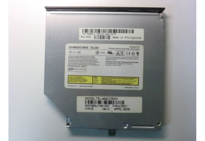 Dell Inspiron 6000 pp12l IDE DVD привод с панелькой TS-L462C