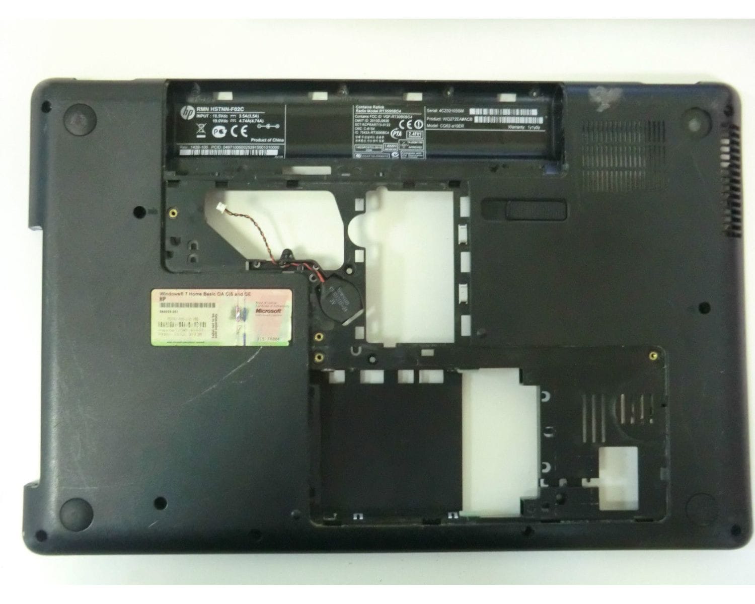 HP Compaq CQ62 нижняя часть корпуса 606018-001
