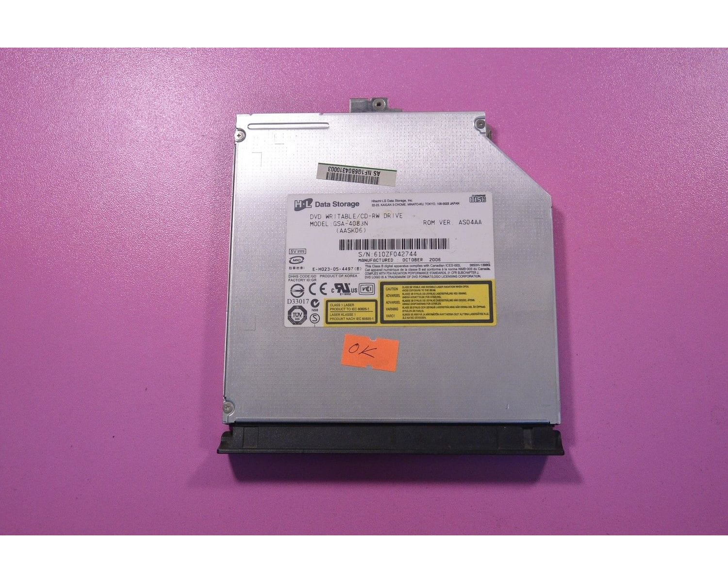 ASUS W6F W6 серии DVD привод с панелькой GSA-4083N
