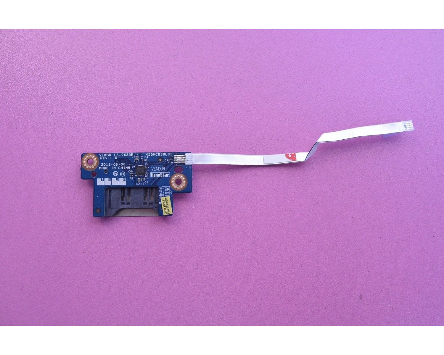 Lenovo Ideapad G505 Card Reader Плата с кабелем LS-9633P