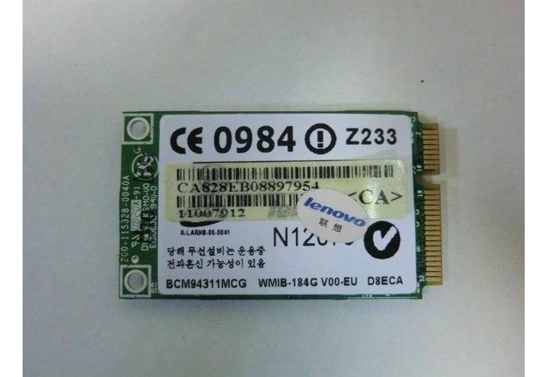 Asus A44H Broadcom bcm 94311mcg 802.11bg Wireless Wifi Card
