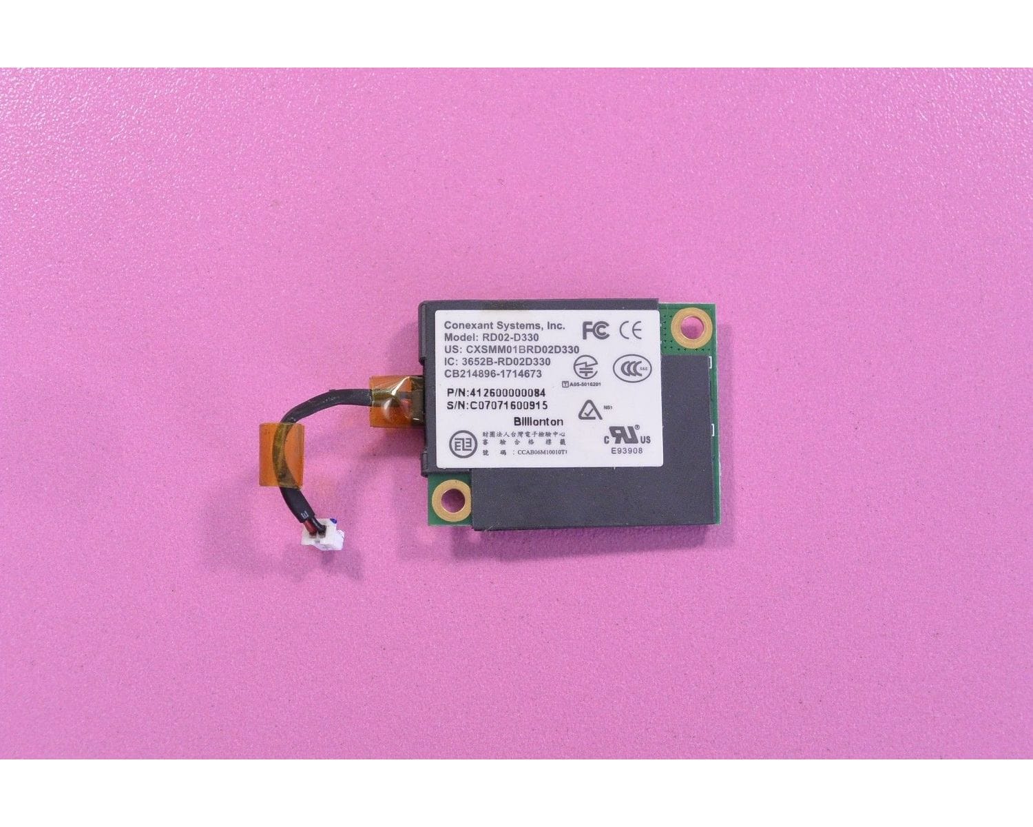 Evesham 8615 плата Модема с кабелем RD02-D330 412600000084