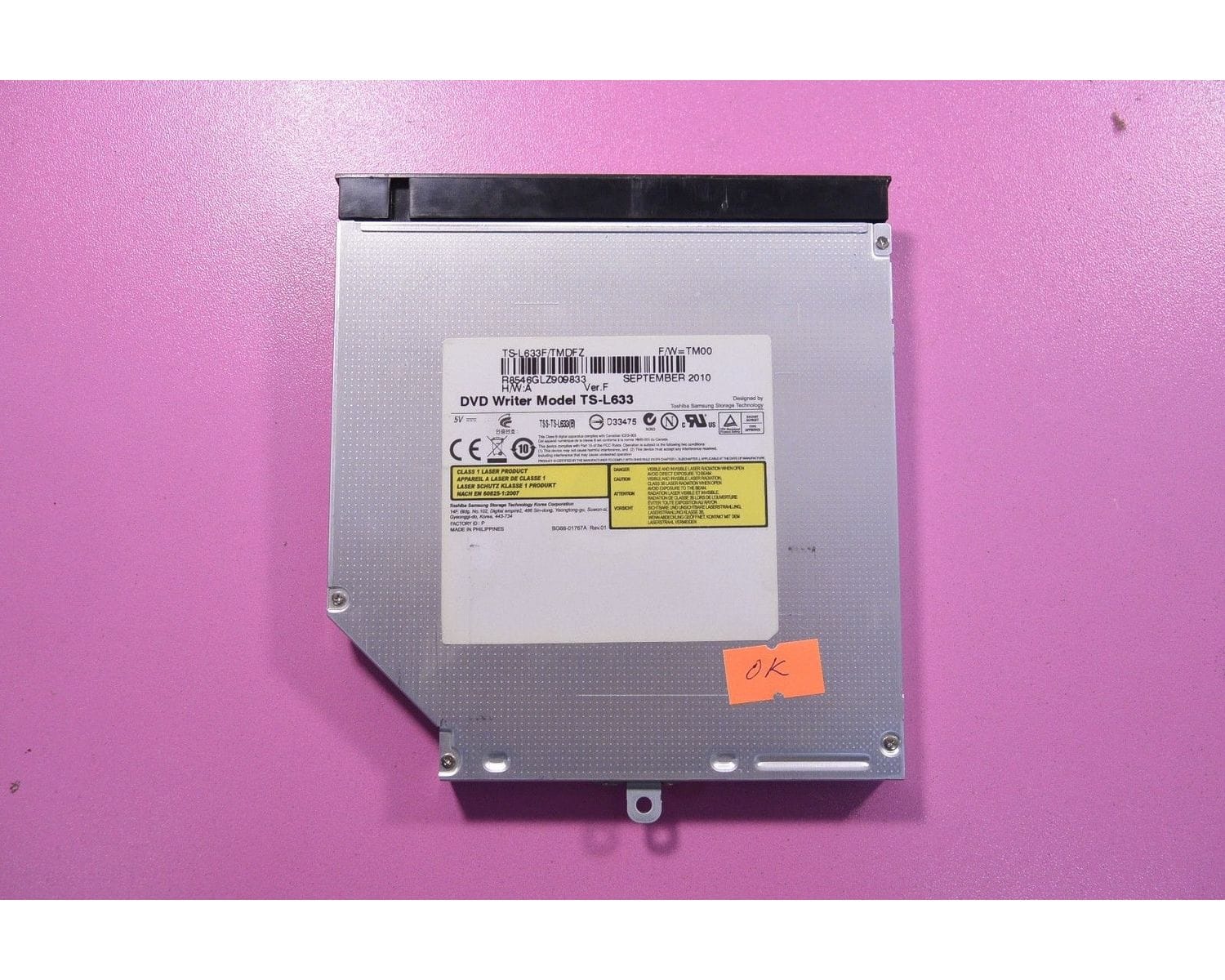 MSI CR630 DVD привод с панелькой TS-L633