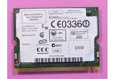 Acer Aspire 1650 Asus W5000 Wifi WLAN Wireless PCI-Express карта D10709-002