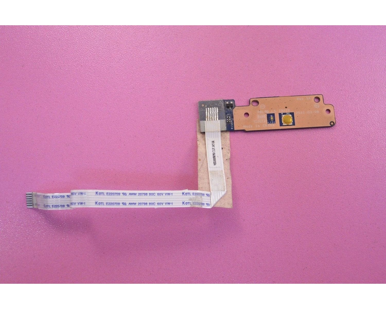 Asus K43T X43B K43U K43B K43Y кнопка питания (включения) Media LED Плата с кабелем LS-7321P
