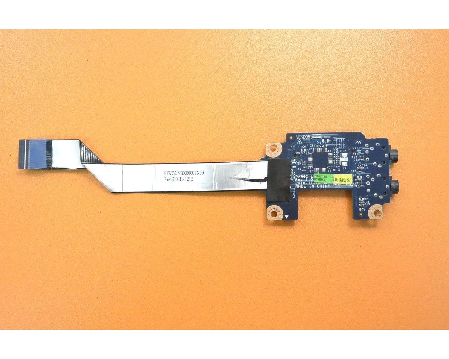 LENOVO G570 G575 плата с портами аудио с кабелем LS-6756P