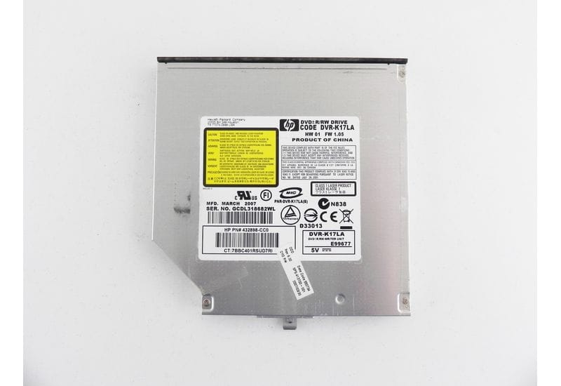 HP Compaq nx7300 DVD привод с панелькой DVR-K17LA