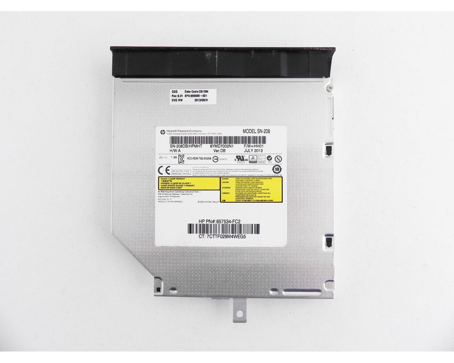 HP 2000 2000-2d52sr DVD привод с панелькой SN-208