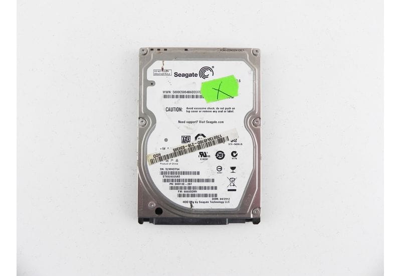 Seagate ST9320325AS 320GB 2.5" SATA HDD жесткий диск На Запчасти, Не рабочий