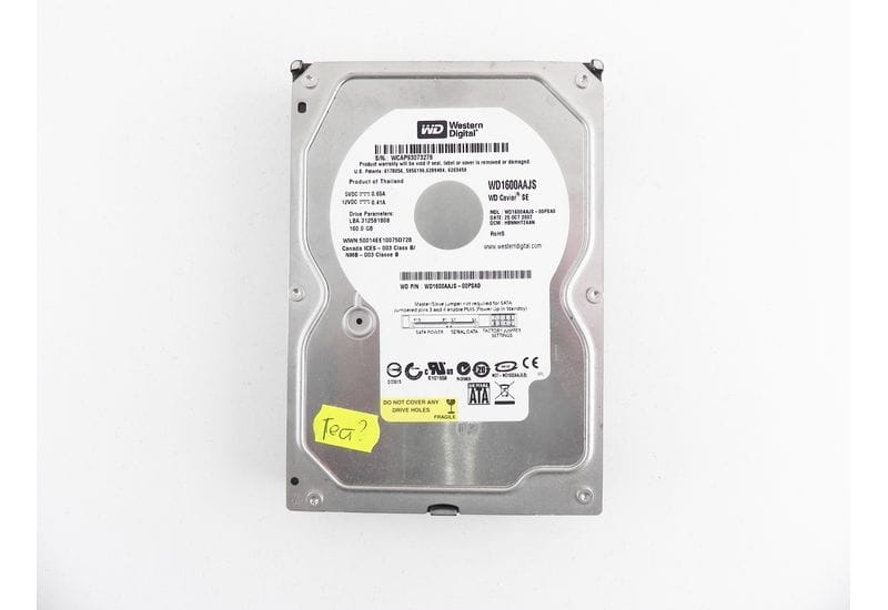 Western Digital WD1600AAJS 160GB 3.5 SATA НЕ рабочий HDD жесткий диск