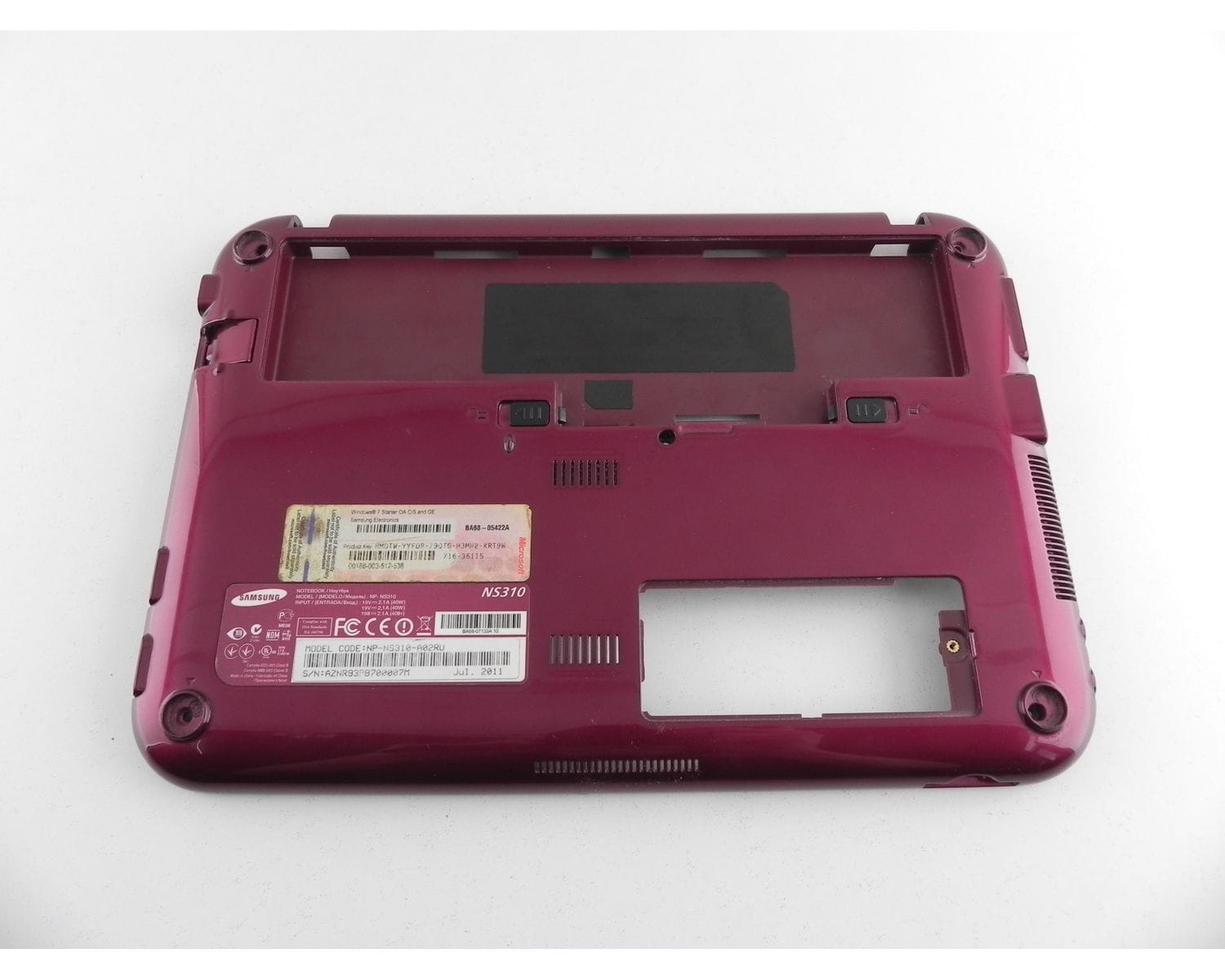 Samsung NP-NS310 NS310 10.1" нижняя часть корпуса BA75-03054A