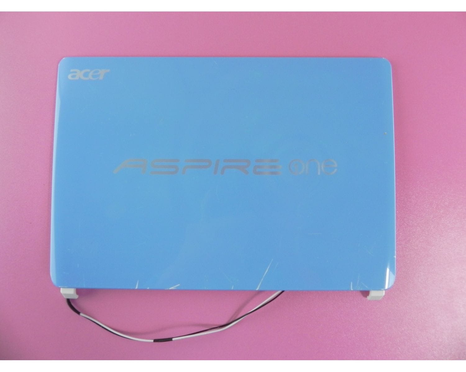Acer Aspire One ZE6 HAPPY2-N578Qb2b крышка матрицы с антеннами WiFi (голубая)
