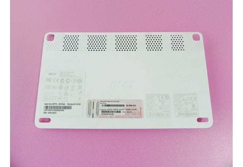 Acer Aspire One ZE6 HAPPY2-N578Qb2b 10.1" нижняя крышка корпуса закрывающая оперативную память и HDD