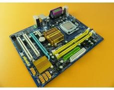 Комплект s775 материнская плата Gigabyte GA-G31M-ES2L + Intel Celeron D 347 Рабочий