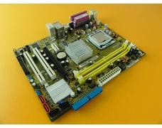 Комплект s775 материнская плата Asus P5GC-MX/1333 + Intel Pentium Dual-Core E5400 Рабочий