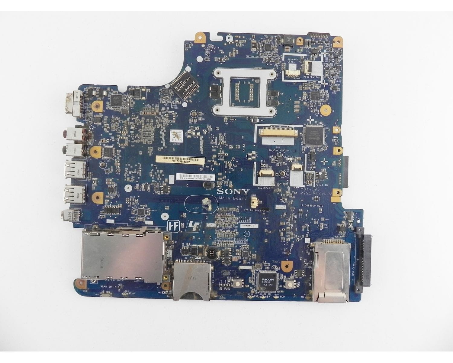 Купить Sony Vaio PCG-7163P VGN-NS31MR Motherboard нерабочая Материнская  плата 1P-0089500-8010