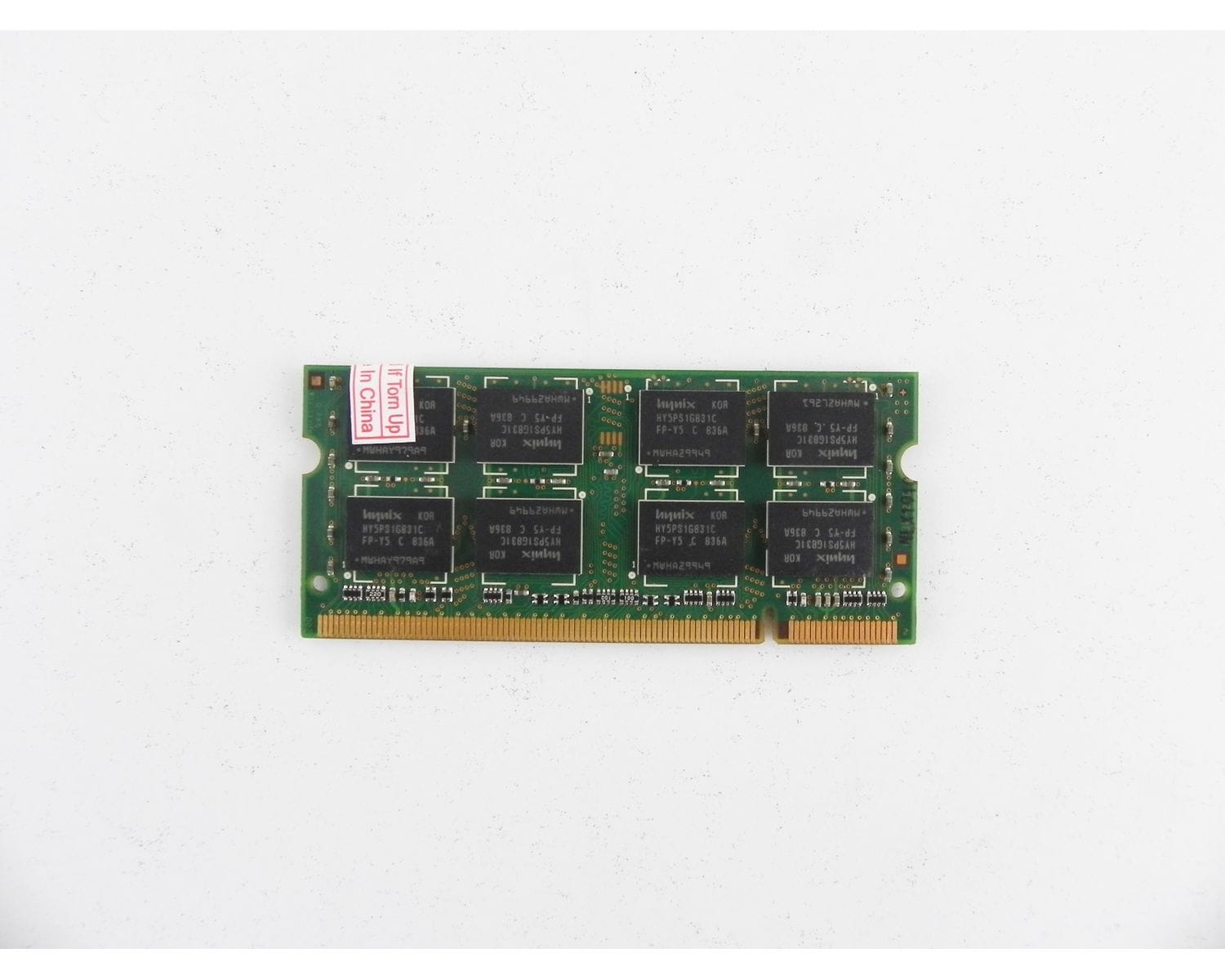 Barrette Mémoire DDR2 SODIMM 1 Go - PC2-5300S 667 MHz - Occasion Testée